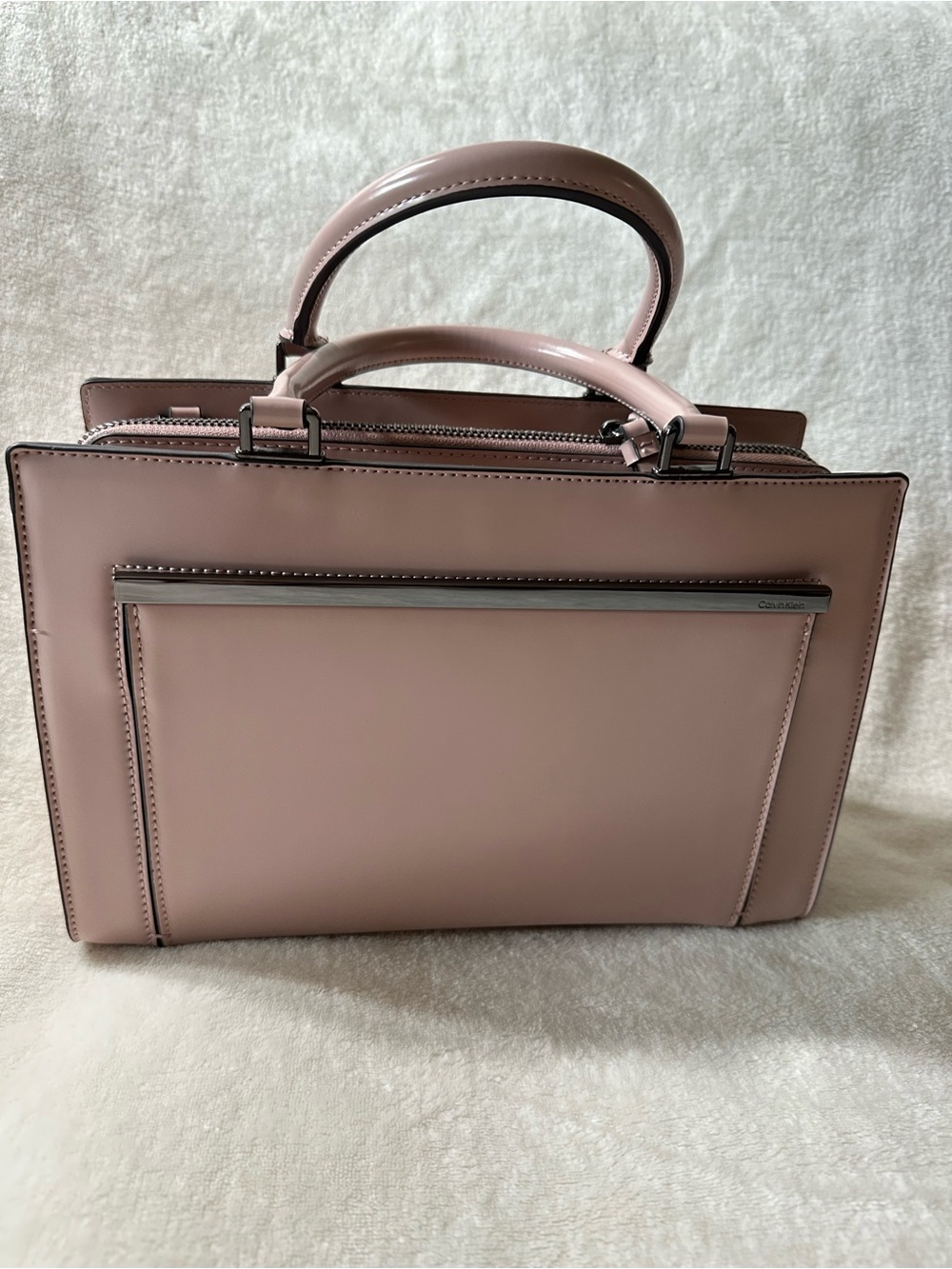 Calvin Klein Women's Astrid Triple Compartment Organizational Satchel